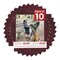 Dark Red Suede Mat Board for 12x16 Frames - Fits 11x12 Photos